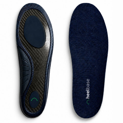 HeelBase Apex pickleball insole top and bottom view