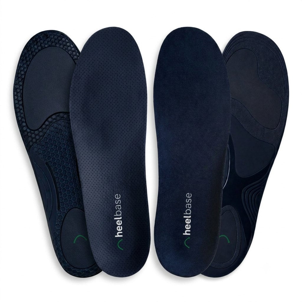 HeelBase Court Recovery bundle with Drive and Stance insoles